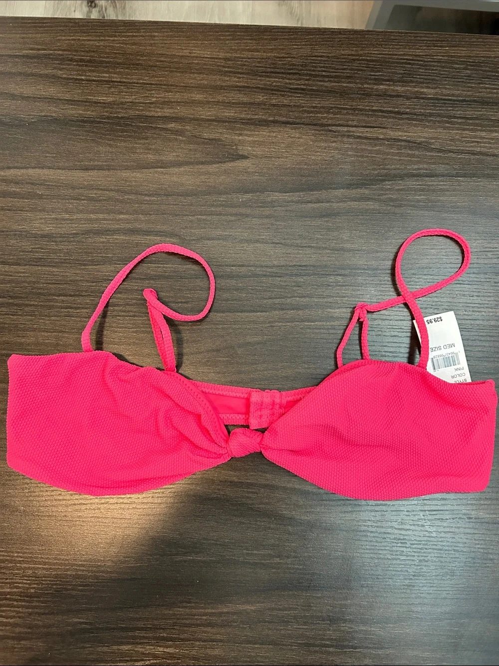 Bright Pink Bikini Top